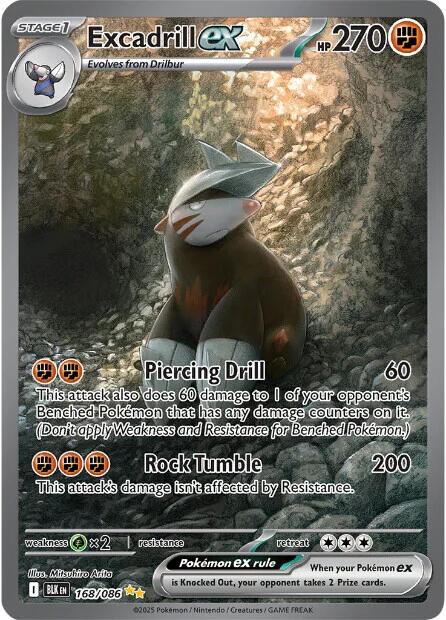 Excadrill ex (168/086) [Scarlet & Violet: Black Bolt] | Shuffle n Cut Hobbies & Games