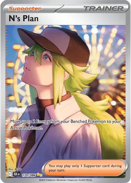 N's Plan (170/086) [Scarlet & Violet: Black Bolt] | Shuffle n Cut Hobbies & Games