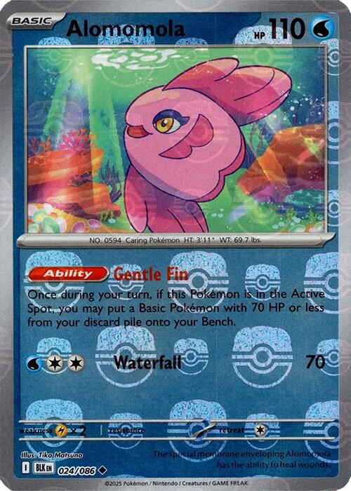 Alomomola (024/086) (Master Ball Pattern) [Scarlet & Violet: Black Bolt] | Shuffle n Cut Hobbies & Games