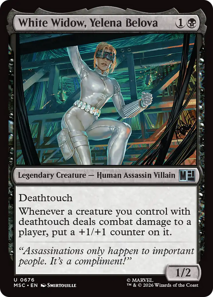 White Widow, Yelena Belova [Marvel Super Heroes Commander] | Shuffle n Cut Hobbies & Games