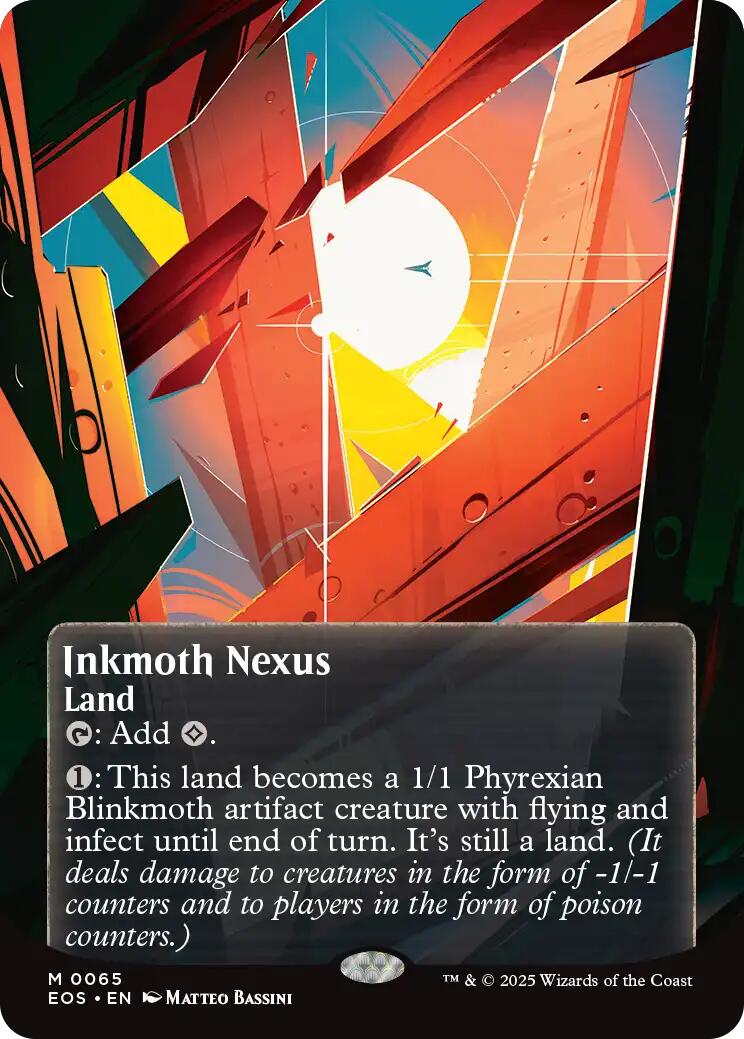 Inkmoth Nexus (0065) (Borderless) [Edge of Eternities: Stellar Sights] | Shuffle n Cut Hobbies & Games