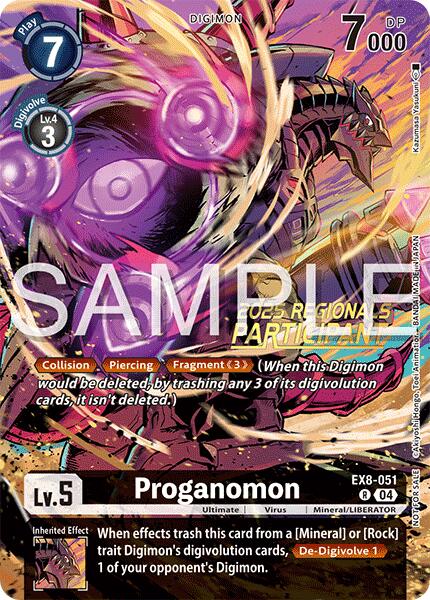 Proganomon [EX8-051] (Regionals 25-26 Season 2 Participant) [Chain of Liberation] | Shuffle n Cut Hobbies & Games
