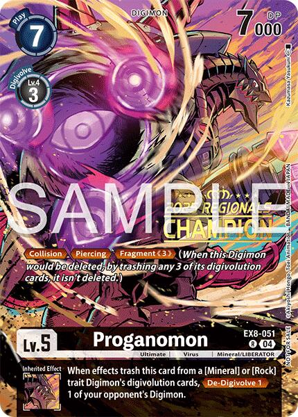 Proganomon [EX8-051] (Regionals 25-26 Season 2 Champion) [Chain of Liberation] | Shuffle n Cut Hobbies & Games