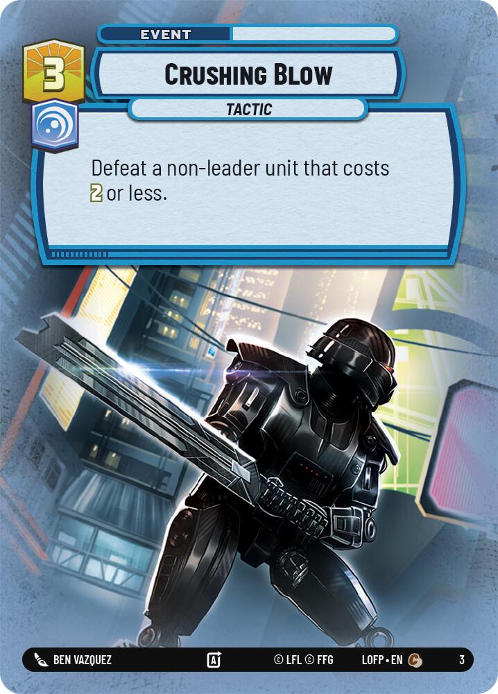 Crushing Blow (3) (3) [Organized Play Promos] | Shuffle n Cut Hobbies & Games