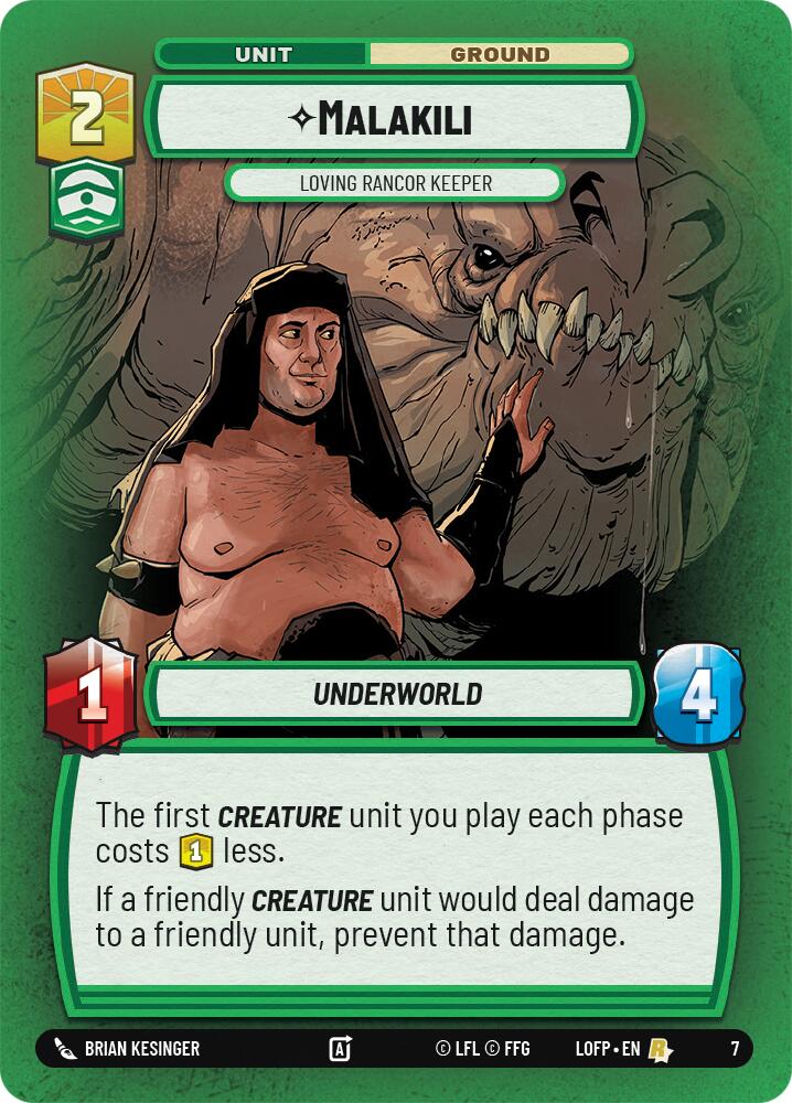 Malakili - Loving Rancor Keeper (7) (7) [Organized Play Promos] | Shuffle n Cut Hobbies & Games