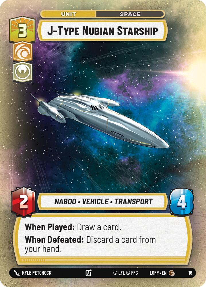 J-Type Nubian Starship (16) (16) [Organized Play Promos] | Shuffle n Cut Hobbies & Games