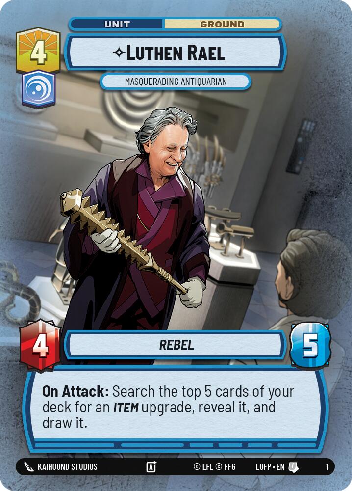 Luthen Rael - Masquerading Antiquarian (1) (1) [Organized Play Promos] | Shuffle n Cut Hobbies & Games
