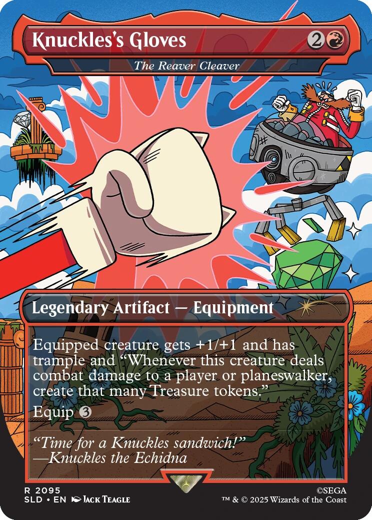 Knuckles's Gloves - The Reaver Cleaver [Secret Lair Drop Series] | Shuffle n Cut Hobbies & Games
