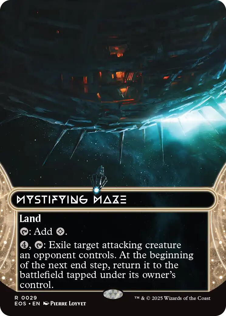 Mystifying Maze (0029) (Borderless) [Edge of Eternities: Stellar Sights] | Shuffle n Cut Hobbies & Games