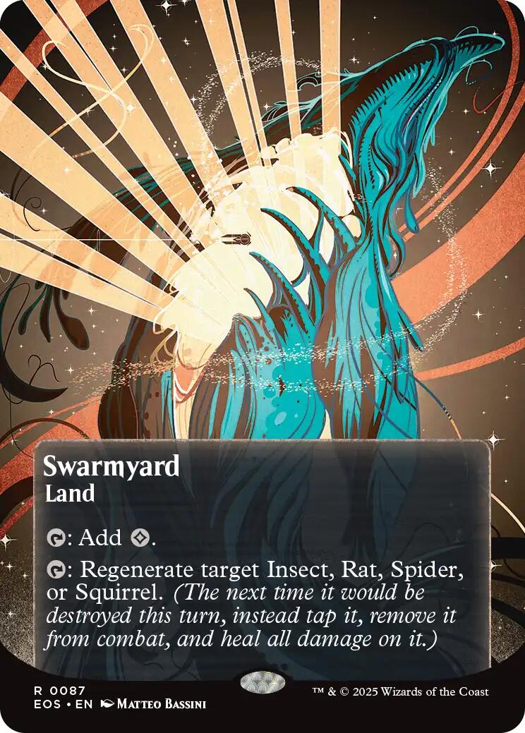 Swarmyard (0087) (Borderless) [Edge of Eternities: Stellar Sights] | Shuffle n Cut Hobbies & Games