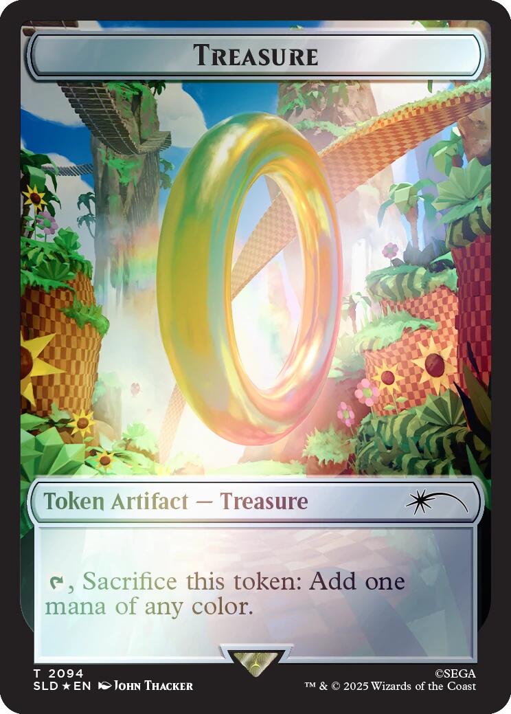 Treasure Token (2094) (Rainbow Foil) [Secret Lair Drop Series] | Shuffle n Cut Hobbies & Games