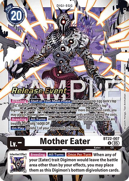 Mother Eater [BT22-007] [Cyber Eden Release Event Cards] | Shuffle n Cut Hobbies & Games