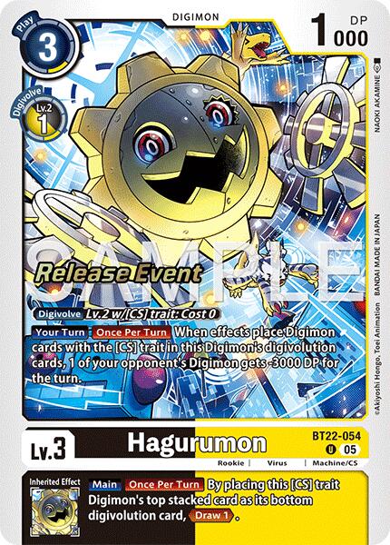 Hagurumon [BT22-054] [Cyber Eden Release Event Cards] | Shuffle n Cut Hobbies & Games