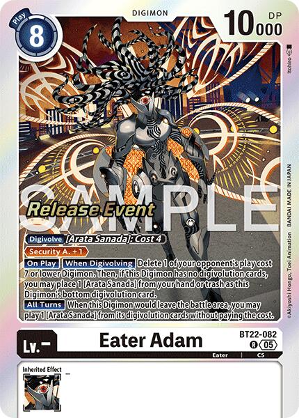 Eater Adam [BT22-082] [Cyber Eden Release Event Cards] | Shuffle n Cut Hobbies & Games