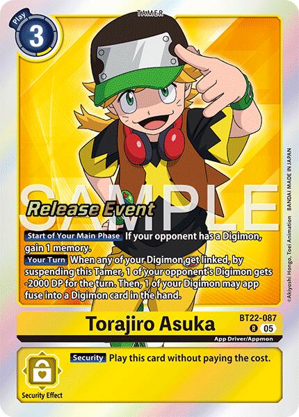 Torajiro Asuka [BT22-087] [Cyber Eden Release Event Cards] | Shuffle n Cut Hobbies & Games