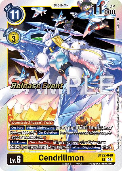 Cendrillmon [BT22-040] [Cyber Eden Release Event Cards] | Shuffle n Cut Hobbies & Games