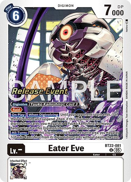 Eater Eve [BT22-081] [Cyber Eden Release Event Cards] | Shuffle n Cut Hobbies & Games