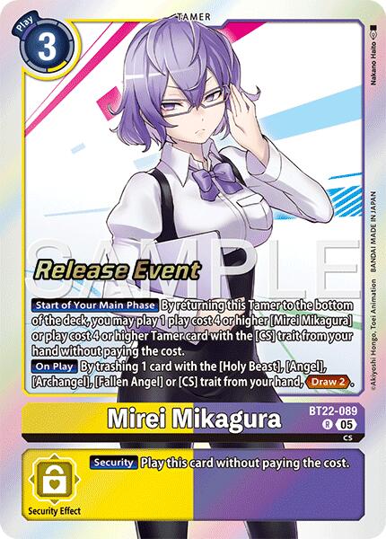 Mirei Mikagura [BT22-089] [Cyber Eden Release Event Cards] | Shuffle n Cut Hobbies & Games