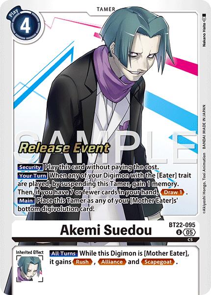 Akemi Suedou [BT22-095] [Cyber Eden Release Event Cards] | Shuffle n Cut Hobbies & Games