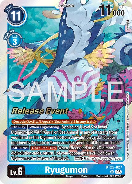 Ryugumon [BT22-027] [Cyber Eden Release Event Cards] | Shuffle n Cut Hobbies & Games