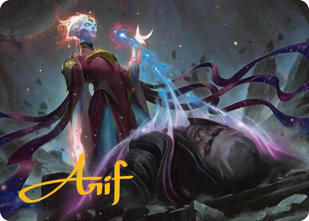 Lightstall Inquisitor Art Card (Gold-Stamped Signature) [Edge of Eternities Art Series] | Shuffle n Cut Hobbies & Games