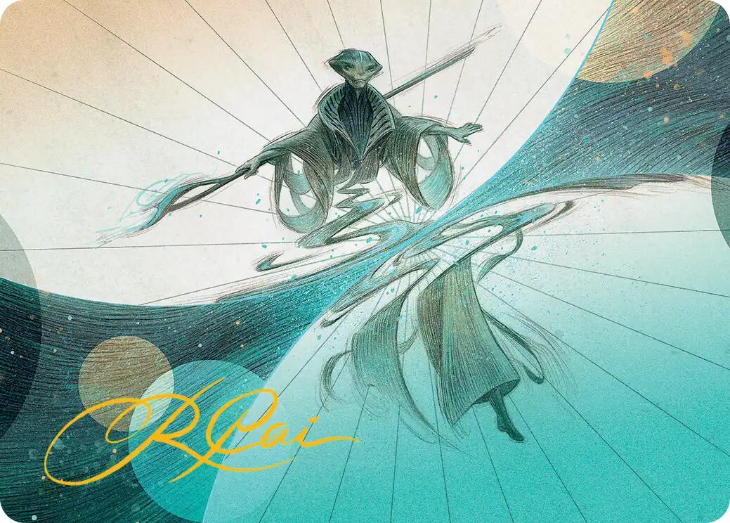Weftwalking Art Card (Gold-Stamped Signature) [Edge of Eternities Art Series] | Shuffle n Cut Hobbies & Games