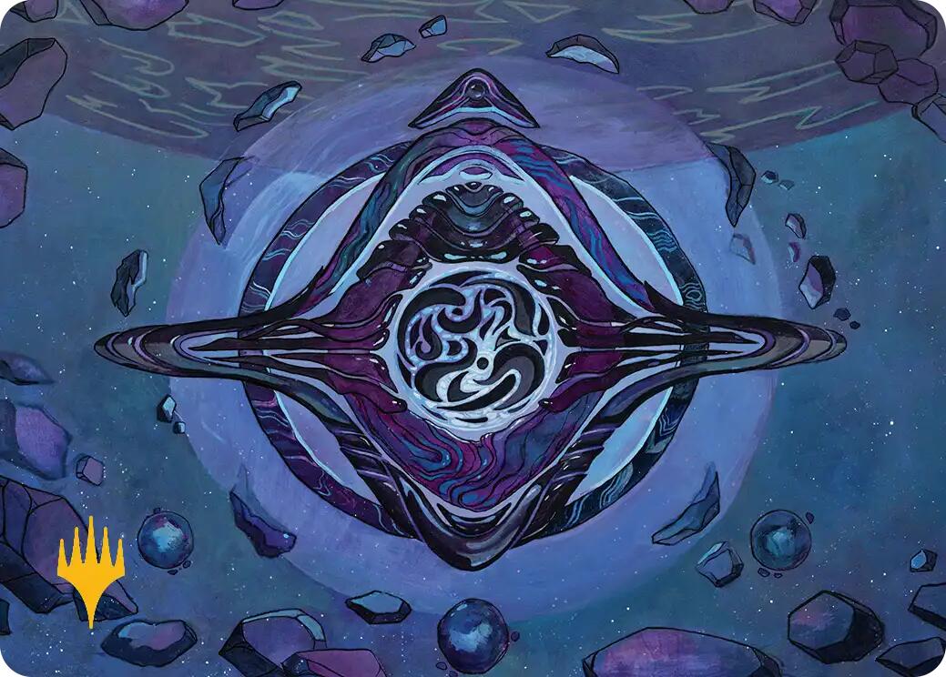 Archenemy's Charm Art Card (Gold-Stamped Planeswalker Symbol) [Edge of Eternities Art Series] | Shuffle n Cut Hobbies & Games