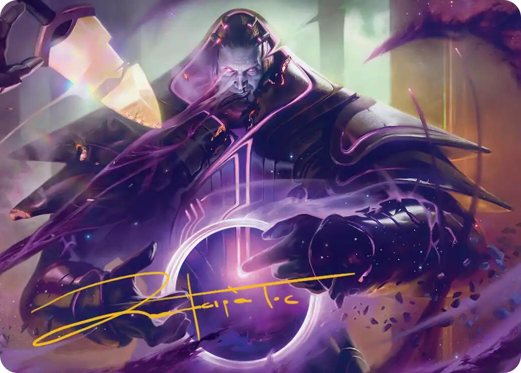 Embrace Oblivion Art Card (Gold-Stamped Signature) [Edge of Eternities Art Series] | Shuffle n Cut Hobbies & Games
