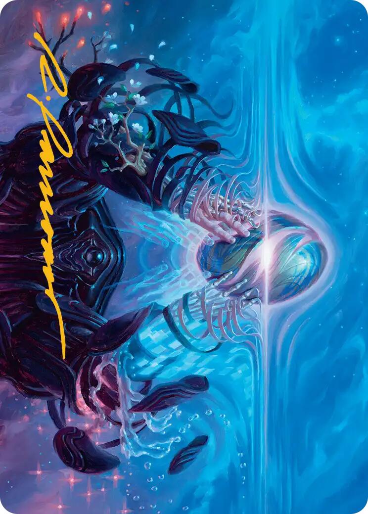 The Endstone Art Card (Gold-Stamped Signature) [Edge of Eternities Art Series] | Shuffle n Cut Hobbies & Games