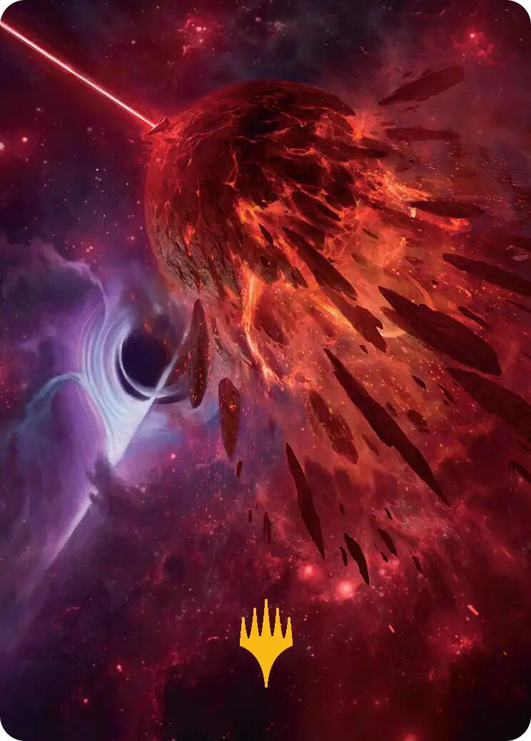 Kavaron, Memorial World Art Card (Gold-Stamped Planeswalker Symbol) [Edge of Eternities Art Series] | Shuffle n Cut Hobbies & Games
