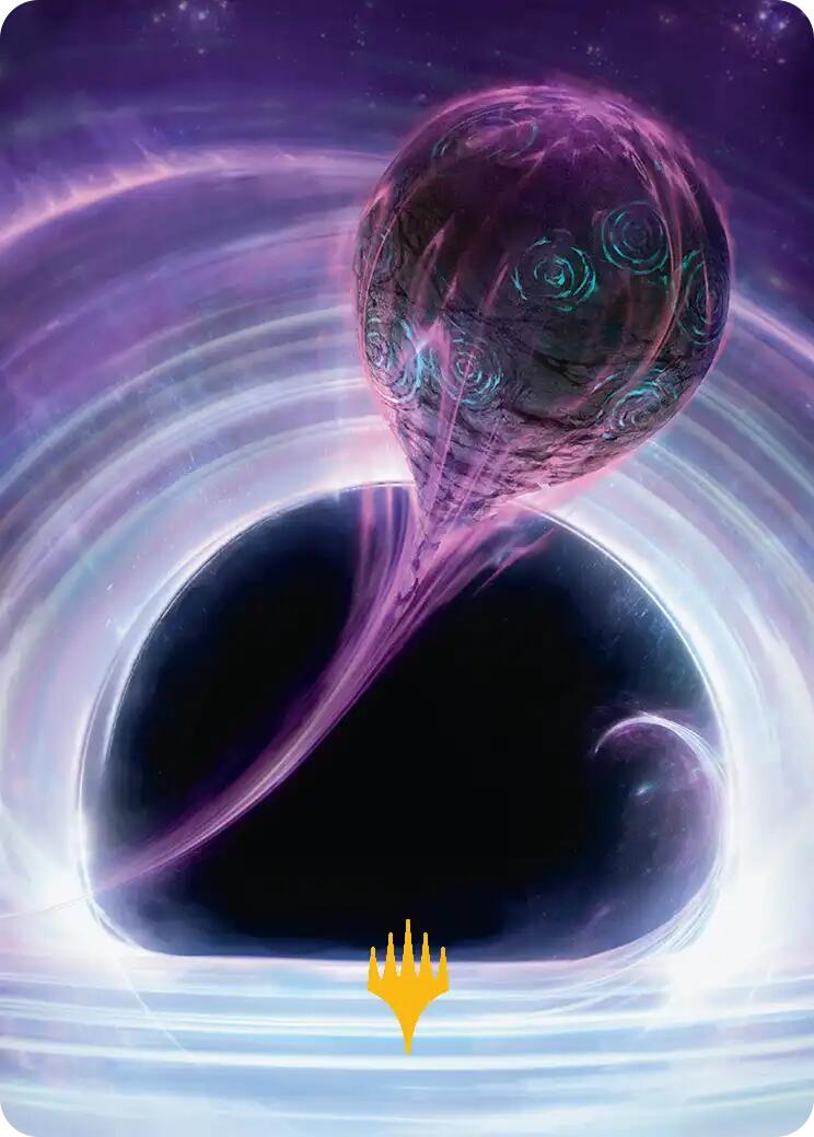 Susur Secundi, Void Altar Art Card (Gold-Stamped Planeswalker Symbol) [Edge of Eternities Art Series] | Shuffle n Cut Hobbies & Games