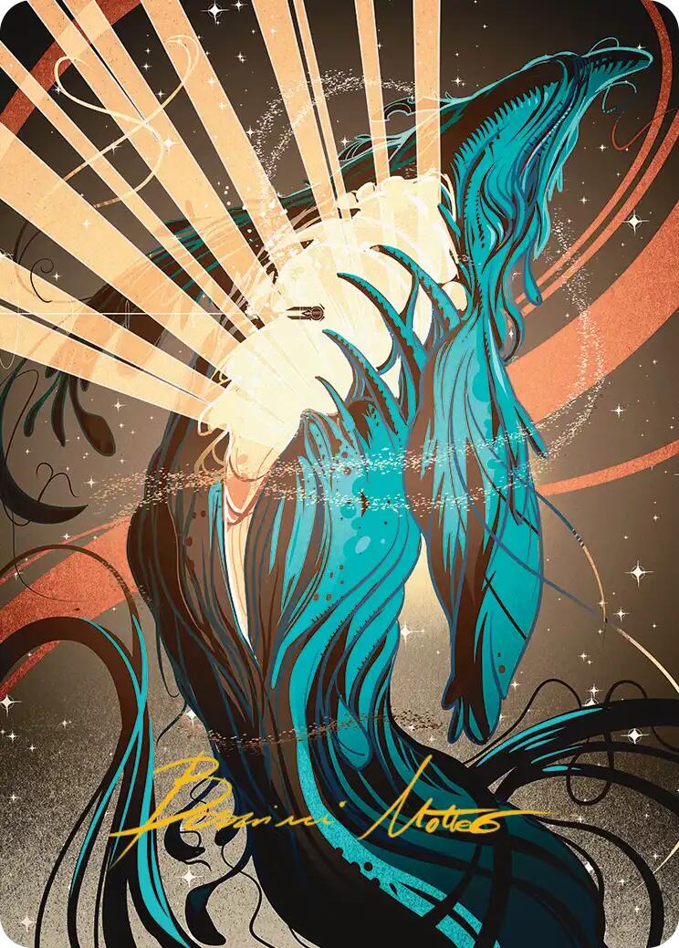 Swarmyard Art Card (Gold-Stamped Signature) [Edge of Eternities Art Series] | Shuffle n Cut Hobbies & Games