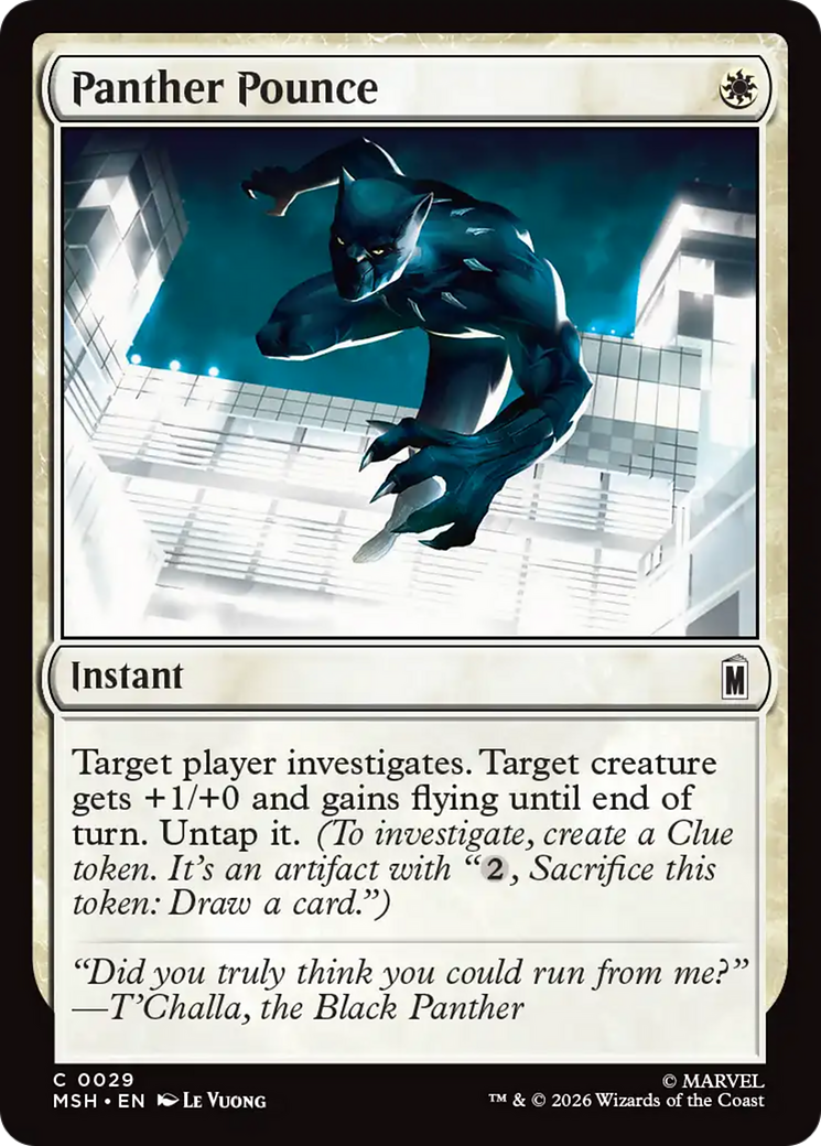 Panther Pounce [Marvel Super Heroes] | Shuffle n Cut Hobbies & Games