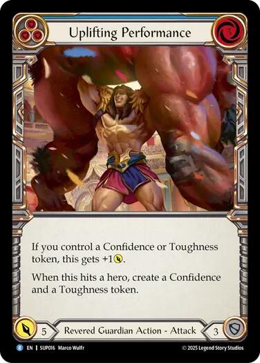 Uplifting Performance [SUP016] (Super Slam) | Shuffle n Cut Hobbies & Games