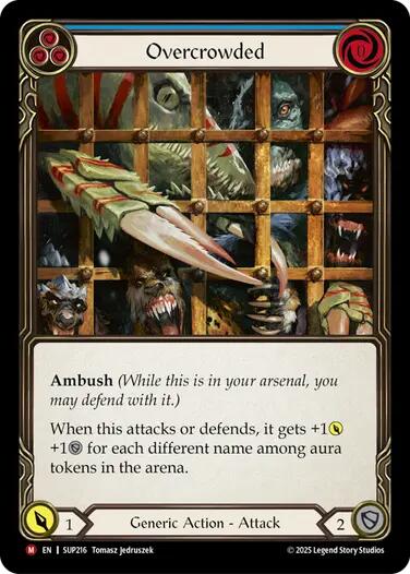 Overcrowded [SUP216] (Super Slam) | Shuffle n Cut Hobbies & Games