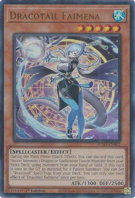 Dracotail Faimena [JUSH-EN002] Ultra Rare | Shuffle n Cut Hobbies & Games