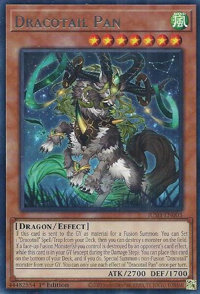 Dracotail Pan [JUSH-EN003] Rare | Shuffle n Cut Hobbies & Games