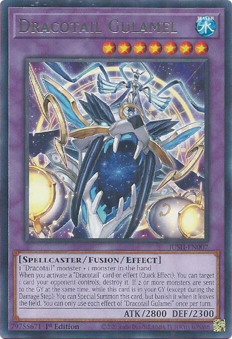 Dracotail Gulamel [JUSH-EN007] Rare | Shuffle n Cut Hobbies & Games