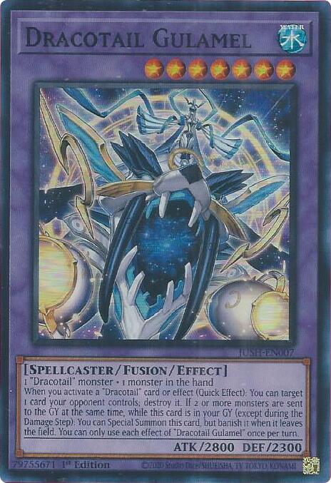 Dracotail Gulamel (Super Rare) [JUSH-EN007] Super Rare | Shuffle n Cut Hobbies & Games