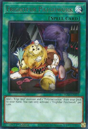 Frightfur Patchwork [JUSH-EN015] Rare | Shuffle n Cut Hobbies & Games