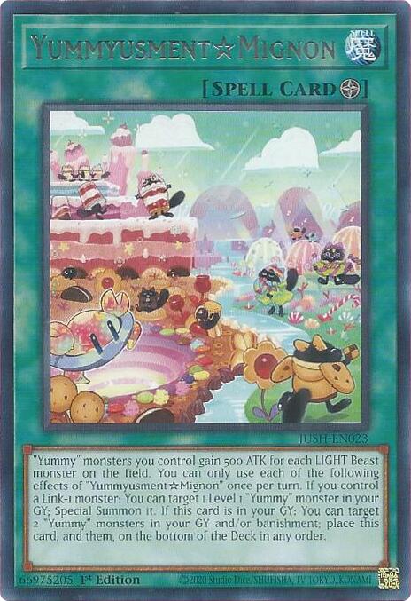 YummyusmentMignon [JUSH-EN023] Rare | Shuffle n Cut Hobbies & Games