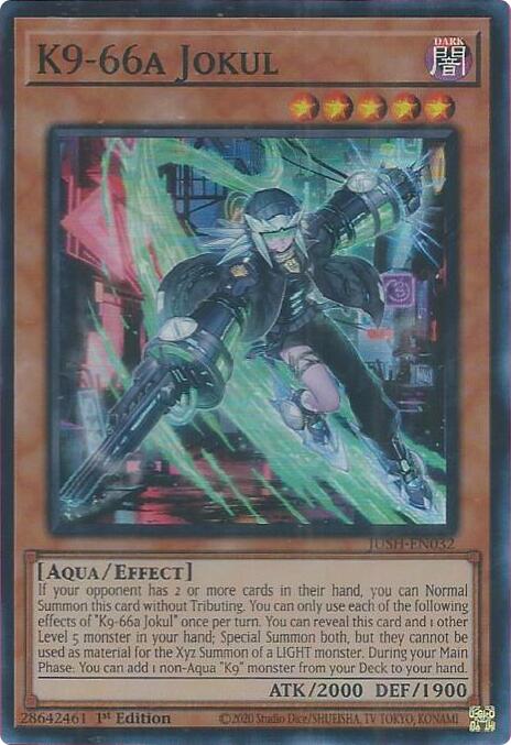 K9-66a Jokul [JUSH-EN032] Super Rare | Shuffle n Cut Hobbies & Games