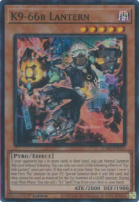 K9-66b Lantern [JUSH-EN033] Super Rare | Shuffle n Cut Hobbies & Games