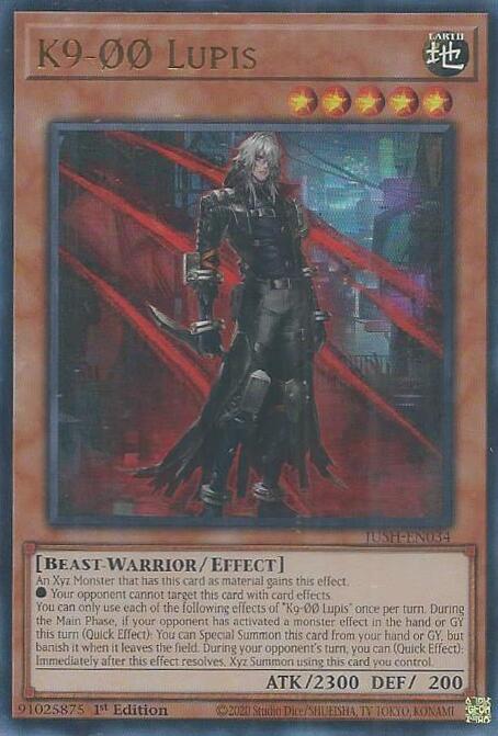 K9-00 Lupis [JUSH-EN034] Ultra Rare | Shuffle n Cut Hobbies & Games