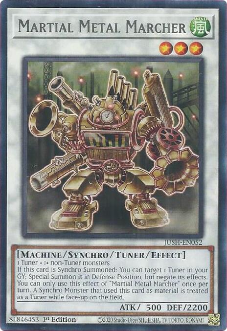 Martial Metal Marcher [JUSH-EN052] Rare | Shuffle n Cut Hobbies & Games