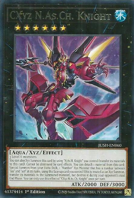 CXyz N.As.Ch. Knight [JUSH-EN060] Rare | Shuffle n Cut Hobbies & Games