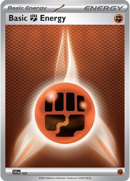 Basic Fighting Energy (022) [Scarlet & Violet: Black Bolt] | Shuffle n Cut Hobbies & Games