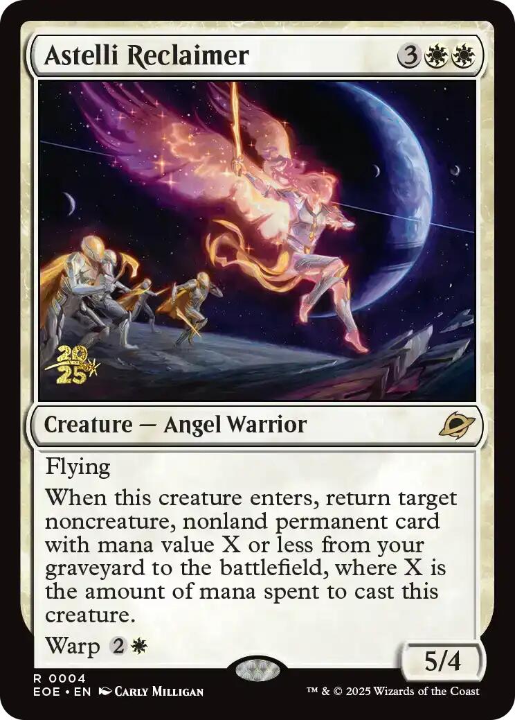 Astelli Reclaimer [Edge of Eternities Prerelease Promos] | Shuffle n Cut Hobbies & Games