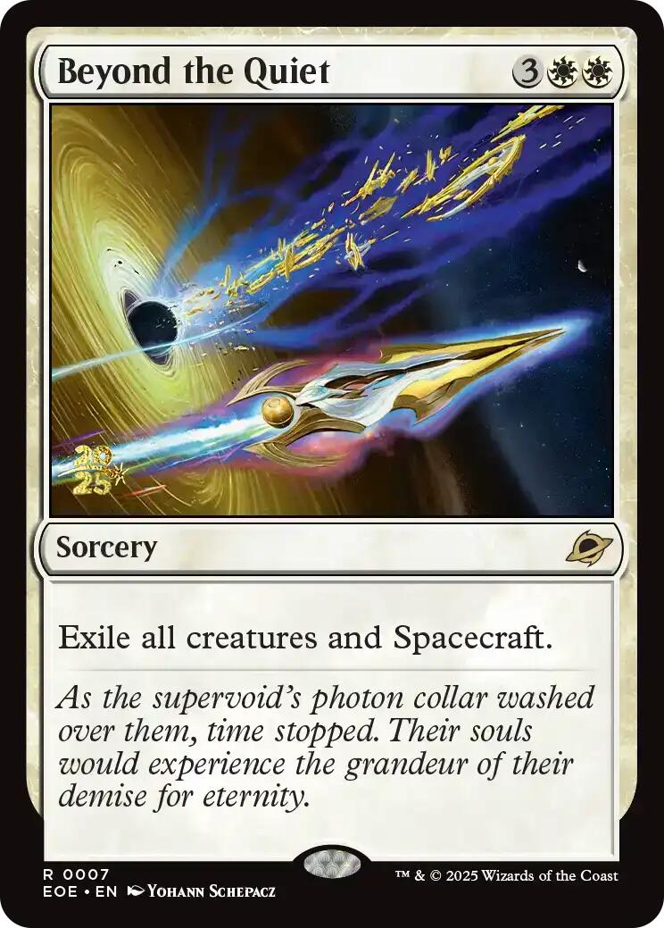Beyond the Quiet [Edge of Eternities Prerelease Promos] | Shuffle n Cut Hobbies & Games