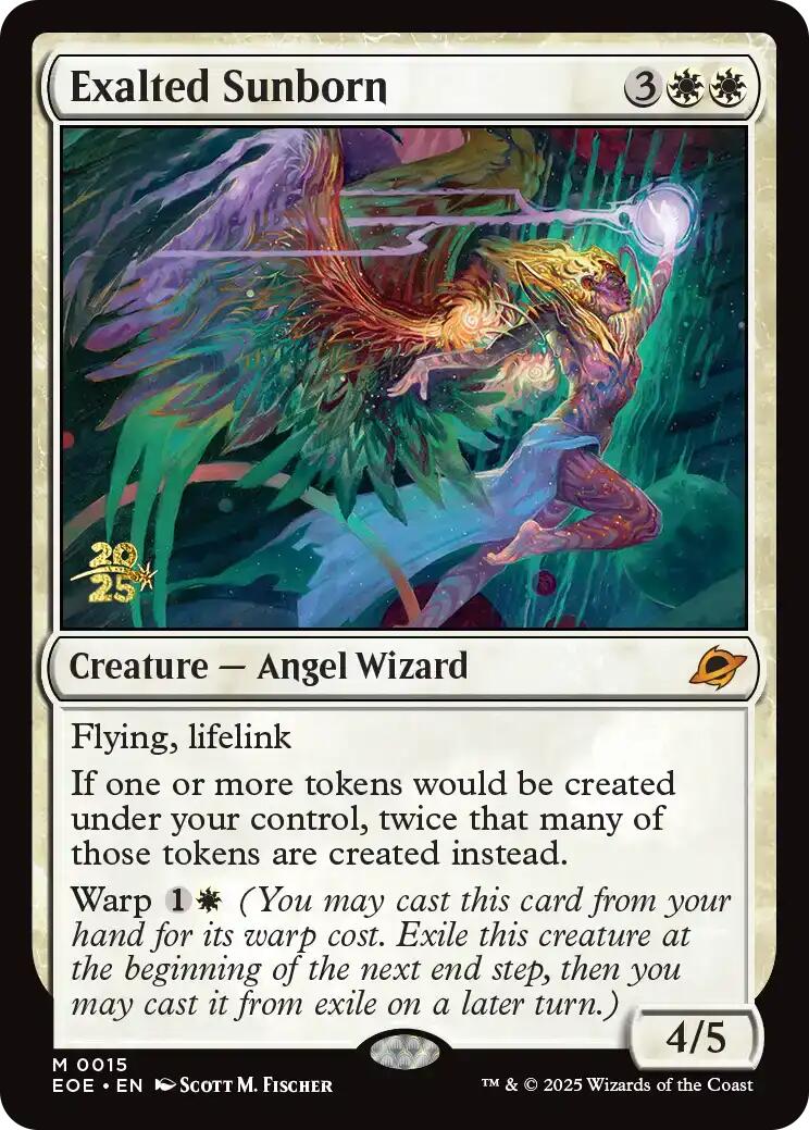 Exalted Sunborn [Edge of Eternities Prerelease Promos] | Shuffle n Cut Hobbies & Games